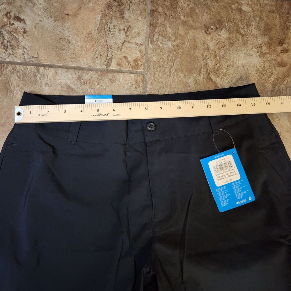 Columbia Silver Ridge Utility Capri Pants Women’s 10 Black NWT - Picture 8 of 11